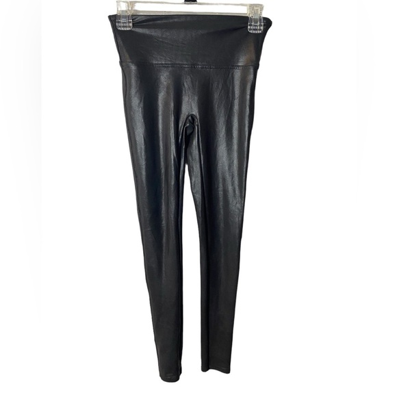 Spanx Faux Leather Leggings Black - Picture 2 of 4